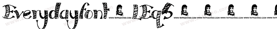 Everydayfont-LEq5字体转换