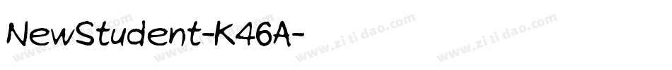 NewStudent-K46A字体转换