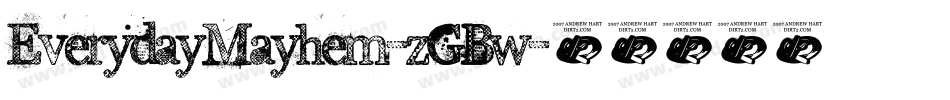EverydayMayhem-zGBw字体转换