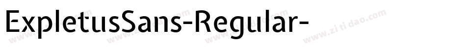 ExpletusSans-Regular字体转换