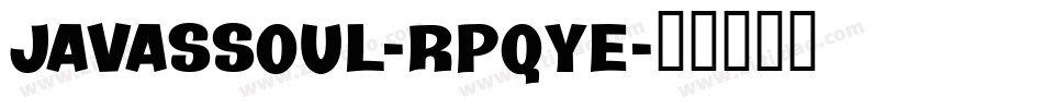 Javassoul-RpqYE字体转换