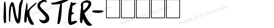 Inkster字体转换