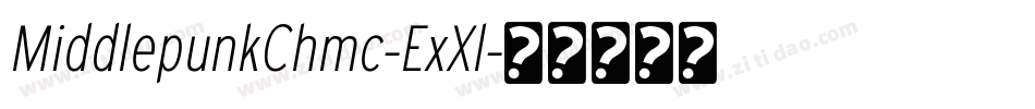 MiddlepunkChmc-ExXl字体转换
