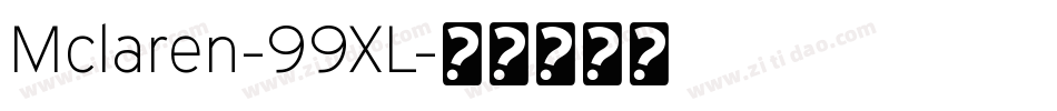 Mclaren-99XL字体转换