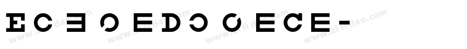 EyechartDisplayCaps字体转换