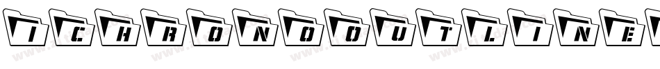 IchronoOutline-3D7Z字体转换 IchronoOutline-3D7Z字体转换