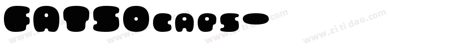 FATSOcaps字体转换