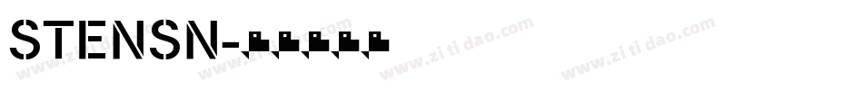 STENSN字体转换