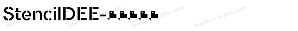 StencilDEE字体转换