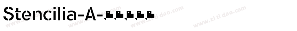 Stencilia-A字体转换