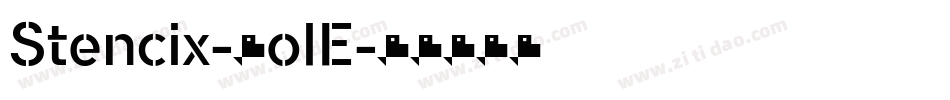 Stencix-7olE字体转换
