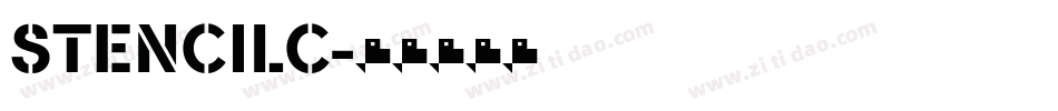 STENCILC字体转换