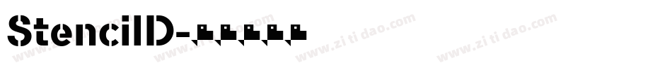 StencilD字体转换