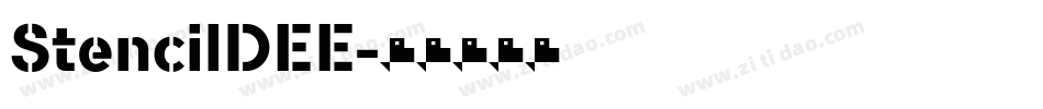 StencilDEE字体转换