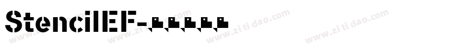 StencilEF字体转换
