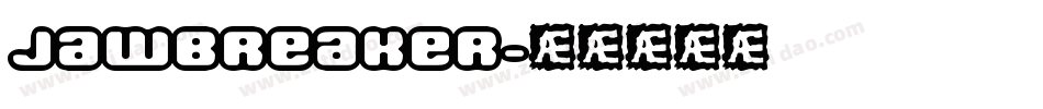 Jawbreaker字体转换