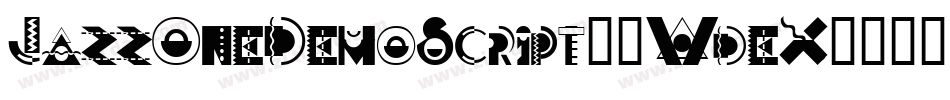 JazzOneDemoScript-0WdeX字体转换