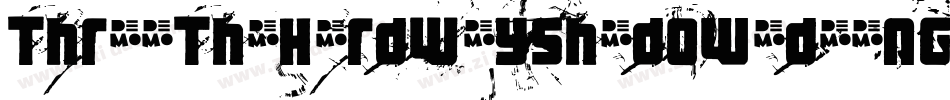ThreeTheHardWayShadowed-1nGe字体转换 ThreeTheHardWayShadowed-1nGe字体转换