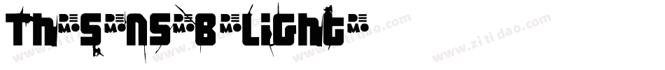 TheSans-B3Light字体转换