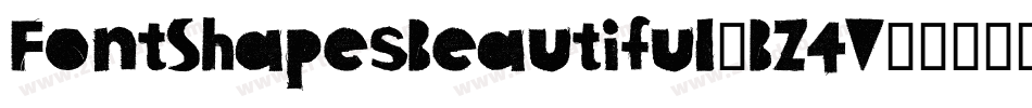 FontShapesBeautiful-BZ4V字体转换