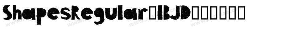 ShapesRegular-lBJD字体转换