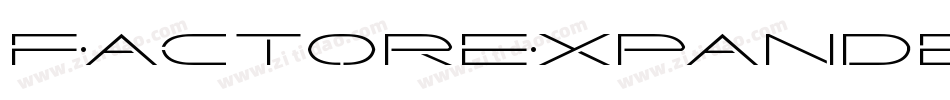 FactorExpandedItalic-D9vd字体转换