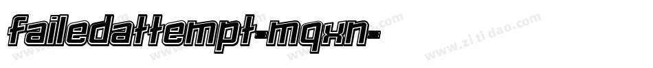 FailedAttempt-MqXn字体转换