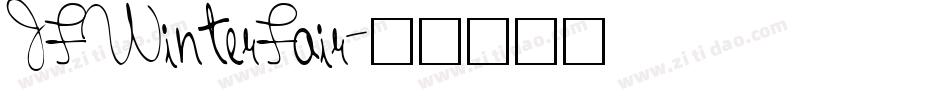 JFWinterFair字体转换