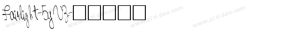 Fairlight-5yVZ字体转换