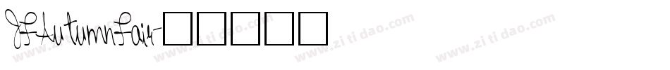 JFAutumnFair字体转换