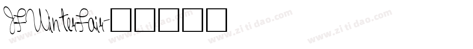 JFWinterFair字体转换