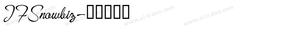 JFSnowbiz字体转换