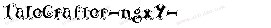 TaleCrafter-ngxY字体转换