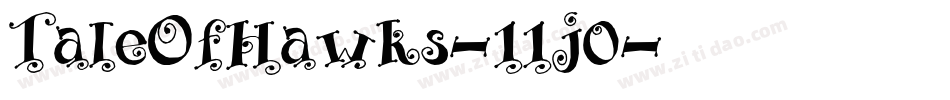 TaleOfHawks-11j0字体转换