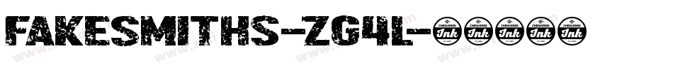 FakeSmiths-zG4l字体转换