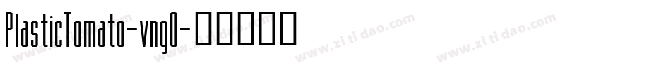 PlasticTomato-vngO字体转换