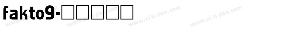 fakto9字体转换