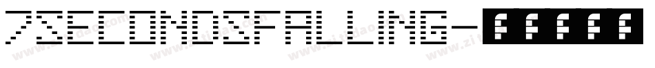 7SecondsFalling字体转换