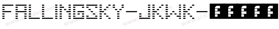 FallingSky-JKwK字体转换