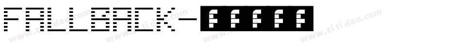 fallback字体转换 fallback字体转换