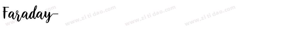 Faraday字体转换