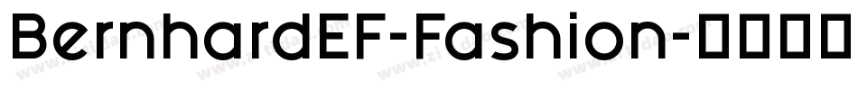 BernhardEF-Fashion字体转换