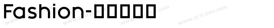 Fashion字体转换