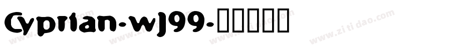 Cyprian-wJ99字体转换