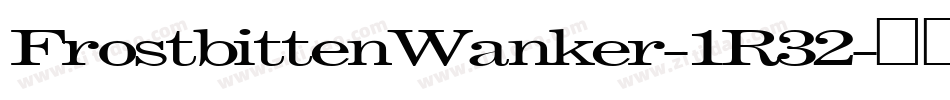 FrostbittenWanker-1R32字体转换