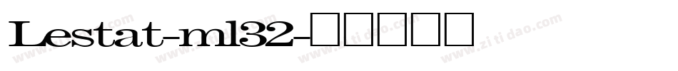 Lestat-ml32字体转换
