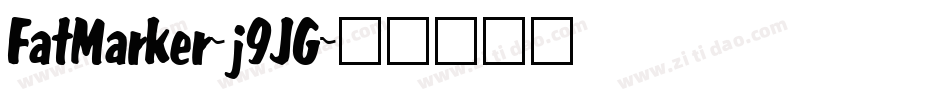 FatMarker-j9JG字体转换