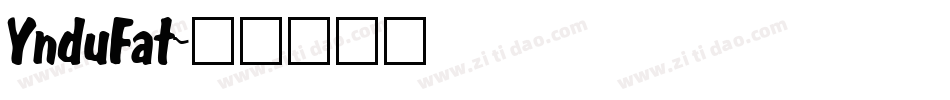 YnduFat字体转换