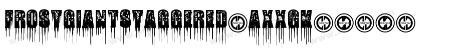 FrostGiantStaggered-axxgK字体转换