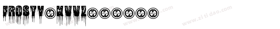 Frosty-KVvZ字体转换